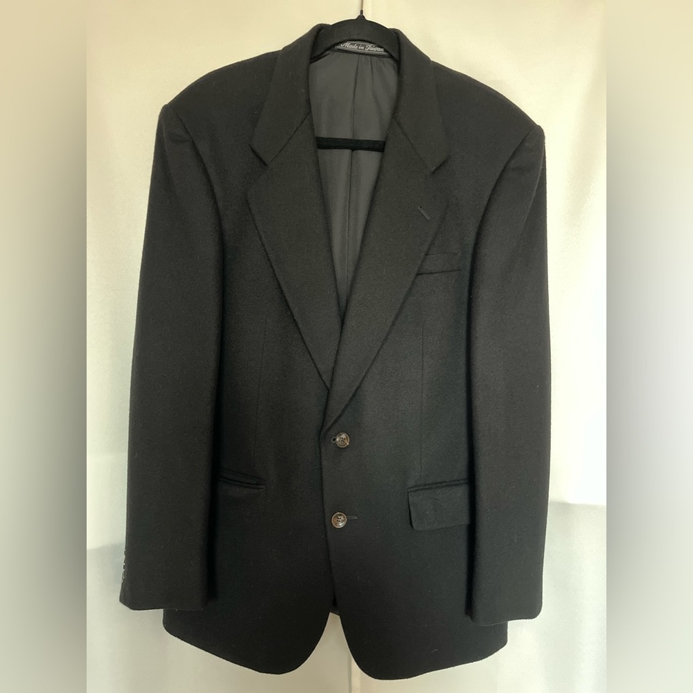 Joseph Feiss International Cashmere & Wool Single Breast Jacket Size 39